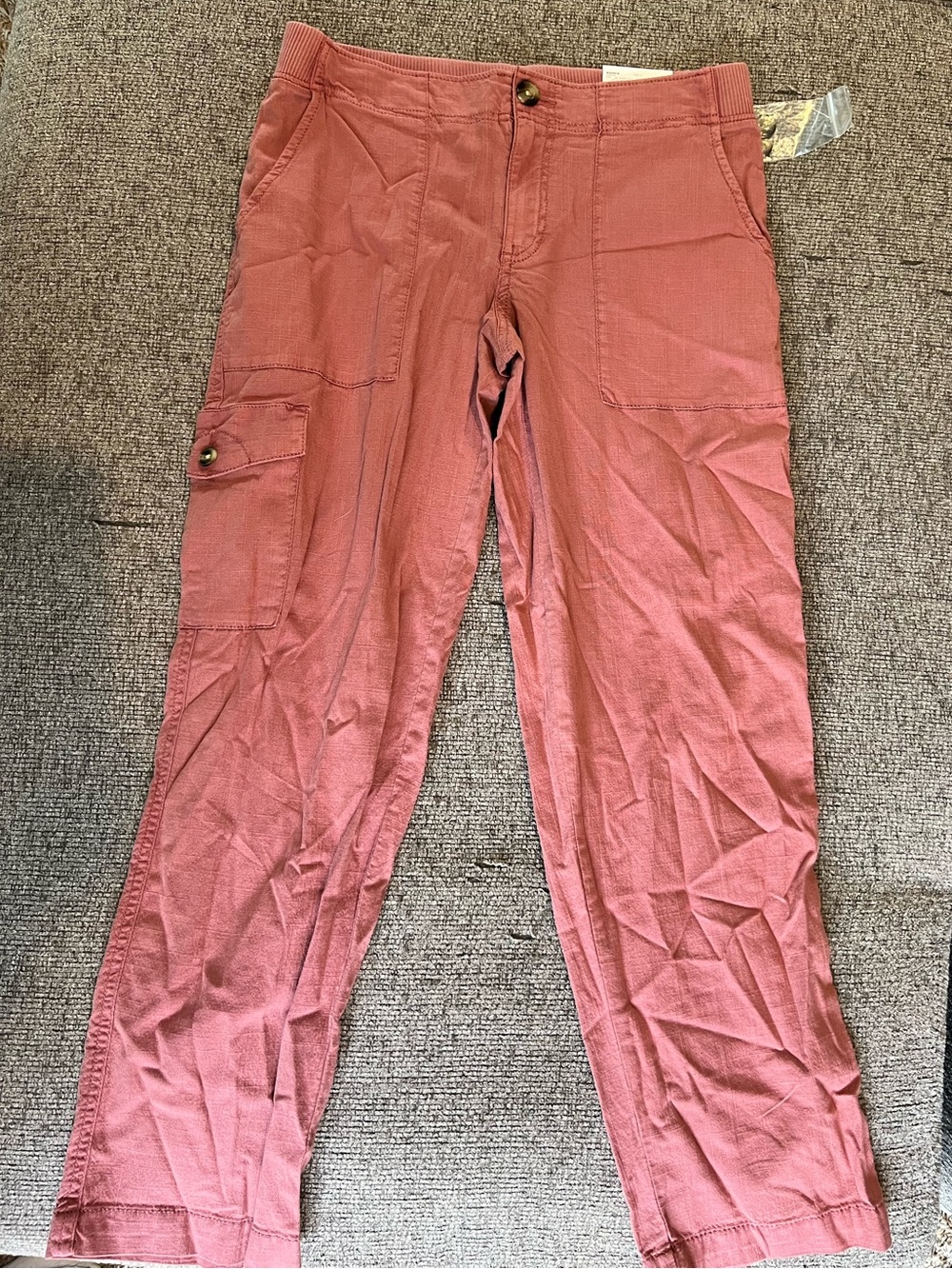 Kohl's Women's Cargo Capris in Dusty Rose